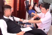 Youth donate blood to save lives