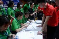 Robocon Arena in full swing just before the elimination rounds