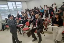 Brazilian students interested in learning about Vietnam