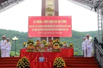 Memorial services held in Ha Tinh, Dien Bien for Vietnamese soldiers repatriated from Laos