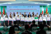 Japanese enterprises award over 340 million VND in scholarships to Da Nang students