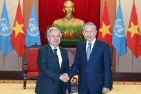 Party chief welcomes UN Secretary-General in Ha Noi