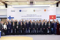 Vietnamese Party General Secretary meets with representatives of leading Finnish firms