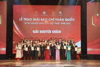 VTV wins First Prize at the National For Vietnam Education Development  Press Awards  2025