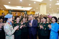 Female military personnel commended for vital contributions to national defence