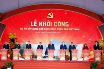 Party leader attends groundbreaking of Communist Party of Vietnam Museum