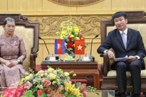 Cambodian solidarity front delegation visits Ninh Binh to boost bilateral ties