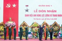 Party, State leader asks Military Region 1 to position itself as comprehensively strong force