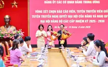 Báo cáo viên thuộc Đảng bộ Đài THVN xuất sắc lọt vào Hội thi báo cáo viên giỏi toàn quốc năm 2026 khu vực phía Bắc