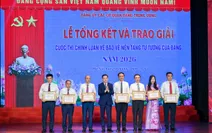 Đài THVN vinh dự nhận Bằng khen và có 04 tác phẩm được trao giải tại Lễ trao giải Cuộc thi chính luận về bảo vệ nền tảng tư tưởng của Đảng năm 2026