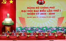 Khai mạc Đại hội đại biểu Đảng bộ Chính phủ lần thứ I