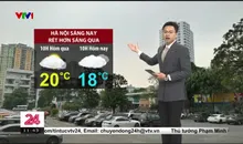 Bản tin thời tiết 11h30 - 17/3/2025
