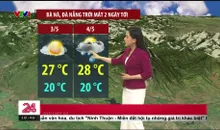 Bản tin thời tiết 18h45 - 02/5/2025
