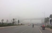 Hà Nội sương mù dày đặc, báo động tím tình trạng ô nhiễm không khí