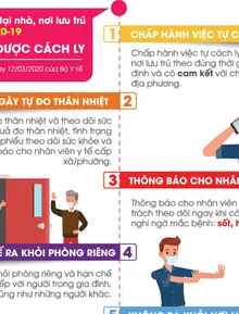 Cách ly tại nhà phòng dịch COVID-19 cần tuân thủ những quy định nào?