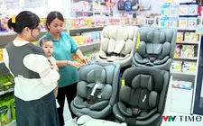 Cục Đăng kiểm được chỉ định tạm thời tổ chức thử nghiệm ghế trẻ em trên ô tô