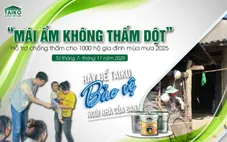 Taiko Group chung tay bảo vệ 1.000 mái nhà trước mùa mưa 2025