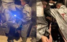 10 phút nghẹt thở giải cứu bệnh nhân kẹt trong thang máy lúc rạng sáng