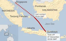 Máy bay AirAsia mất tích: Xác định tọa độ rơi xuống vùng biển Indonesia