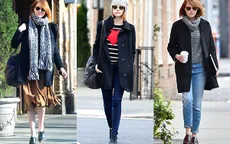 Thời trang mùa Đông đơn giản và trẻ trung của Emma Stone