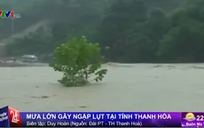 Mưa lớn gây ngập lụt nghiêm trọng tại Thanh Hóa