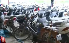 Hà Nội ra quân xử lý xe máy cũ nát