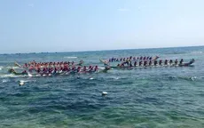 Ngư dân Lý Sơn đua thuyền tứ linh đầu năm