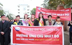 Các Hoa hậu, Á hậu tham gia ngày hội hiến máu Chủ nhật Đỏ 2015