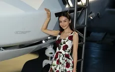 Angelababy rạng rỡ trên phim trường Independence Day 2