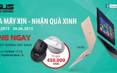 Asus tặng chuột không dây khi mua máy tính xách tay