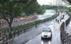 Người Singapore đội mưa tiễn đưa cố Thủ tướng Lý Quang Diệu