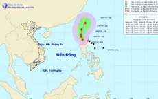 Bão Linfa gây gió giật cấp 8 ở Đông Bắc Biển Đông