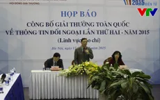 Khởi động Giải thưởng toàn quốc về thông tin đối ngoại lần thứ hai năm 2015