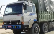 Bình Thuận: Bắt 2 xe quá tải gắn biển số đỏ giả