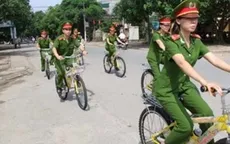 Hà Nội thí điểm Cảnh sát trật tự tuần tra bằng xe đạp