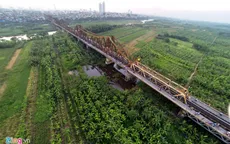 Xây cầu đường sắt vượt sông Hồng - Nỗi băn khoăn của nhiều người dân