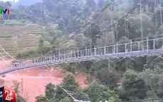 Niềm vui đến trường của học sinh Hà Giang từ cây cầu treo