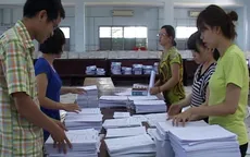 Công tác chấm thi THPT quốc gia sẽ hoàn tất trong 1 tuần nữa