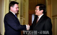 Chủ tịch nước tiếp Thống đốc tỉnh Moscow, Liên bang Nga