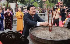 Chủ tịch nước dự lễ kỷ niệm 1975 năm khởi nghĩa Hai Bà Trưng