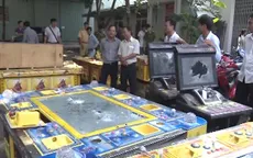 Vũng Tàu: Tiêu hủy 20 máy đánh bạc trá hình