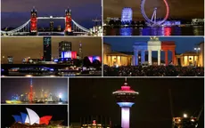 Thế giới 'thắp sáng' màu quốc kỳ Pháp sau vụ khủng bố kinh hoàng ở Paris
