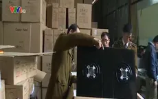 Hà Nội: Bắt hàng nghìn thùng hàng gia dụng nhập lậu