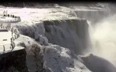 Lạnh kỷ lục tại Bắc Mỹ khiến thác nước Niagara đóng băng