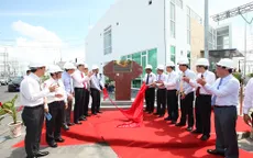 Gắn biển công trình trạm biến áp 500/220KV Trung tâm Điện lực Duyên Hải