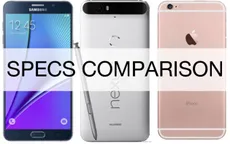 So sánh nhanh Nexus 6P, Note 5 và iPhone 6S Plus
