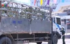 Xuất khẩu hoa quả tại cửa khẩu Tân Thanh vẫn chậm