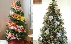 Độc đáo những cây thông Noel phủ ngập hoa