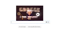 Google kỷ niệm 245 năm ngày rửa tội của Beethoven bằng Doodle “cực nhắng”