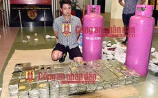 Triệt phá đường dây may túy “khủng”, giấu 490 bánh heroin trong bình gas